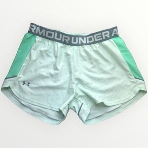 Under Armour Women's Mint Green Loose Cut Athletic Shorts Size Small R040722